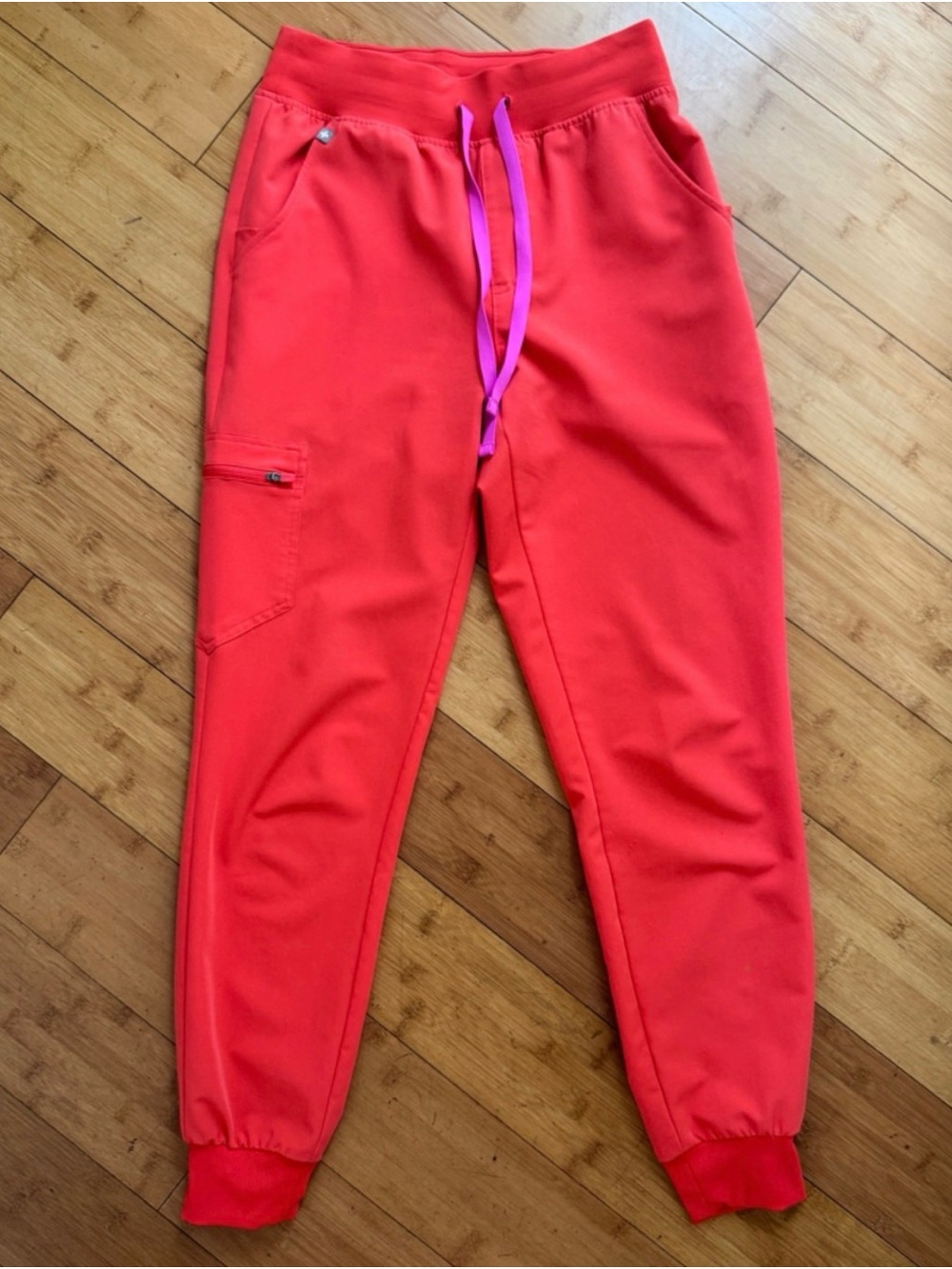 Figs high waisted Zamora scrub joggers pants XS regular in fireside EUC